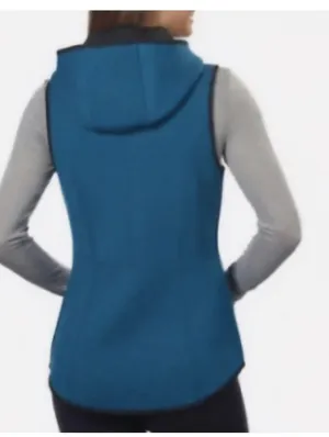 Gerry Turquoise Zip-up Hooded Vest - Size Small thumbnail 3