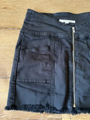 PacSun Denim Black Mini Skirt thumbnail 3
