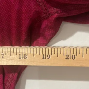 Dri Fit Running Top Size XL Color Burgundy Red thumbnail 4