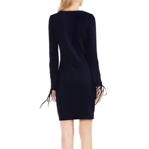 NWT Nordstrom Vince Camuto Lace-Up Sleeve Dress thumbnail 4