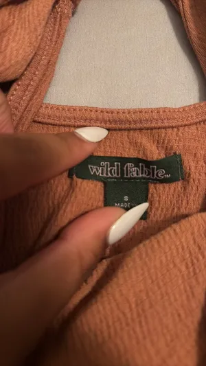 Wild Fable Orange red dress thumbnail 2