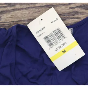 Eyeshadow Juniors Flutter-Sleeve High-Low Blouse Top Navy Blue M thumbnail 4