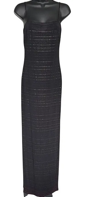 Vintage y2k‎ Alchemy Dress Sz 6 Whimsygoth Grunge Sheer Glitter Maxi thumbnail 1