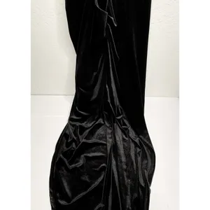 SHEIN Bae Black‎ Dress Velvet Spaghetti Strap 2XL Plus Prom Ruched Stretch New thumbnail 16