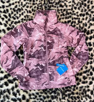 NWT Columbia Mauve Pink Camo Lightweight Jacket thumbnail 1