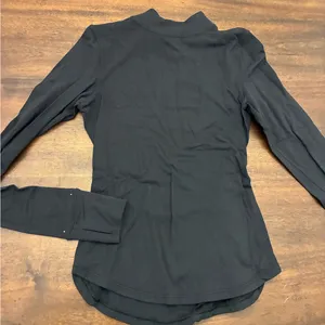Lululemon Rulu Running Mockneck Long-Sleeve Shirt Women’s 0 Black thumbnail 2