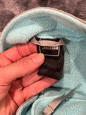 The North Face Aqua & Tan women’s Fleece Jacket thumbnail 3