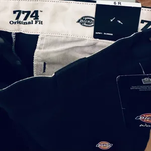Dickies Women's Original Fit 774 Work Pants NoWrinkles Dark Navy size 6 regular thumbnail 10