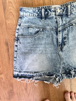 & Other Stories Acid wash shorts thumbnail 3
