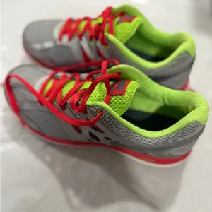Nike Dual Fusion Running Shoes Silver Red Volt Women’s Size 8 thumbnail 5