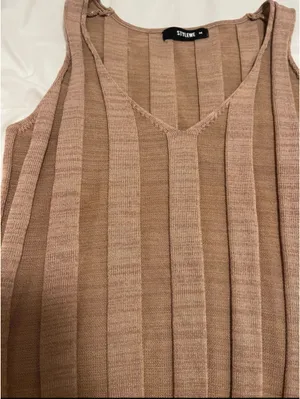 No sleeve sweater Brown Size M thumbnail 2