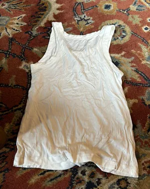 Outfitters Off White Tank Top thumbnail 1