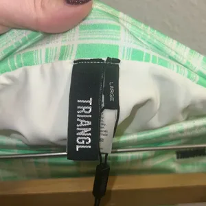 ✨Triang Green Luna Plaid Bikini Sz Large Bottoms✨ thumbnail 7