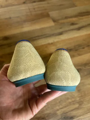 Rothy’s Flat Slip on Loafer Shoes in Safari Gold Giraffe Print thumbnail 4