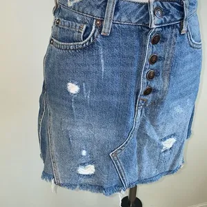 Free people we the free womens denim a line‎ mini skirt size 25 thumbnail 3