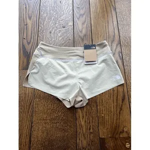 The North Face Women's Summer Light Shorts 2.5" Gravel Khaki Stone NWT Large thumbnail 4