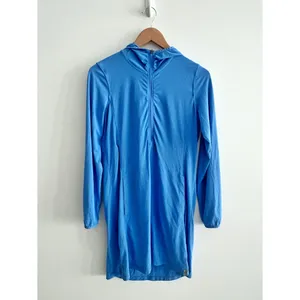 L.L. Bean dress size Small light blue Sand Beach Cover-Up Hooded Tunic thumbnail 3