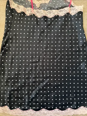 Vintage Victoria’s Secret Polka Dot Slip Dress Size M thumbnail 5