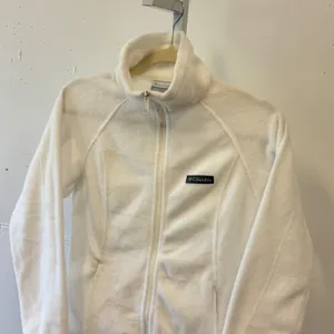 Columbia Benton Springs White Full Zip Fleece Jacket WL6439 Small Gorpcore thumbnail 3