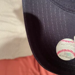 ‘47 Adult 2024 MLB Postseason New York Yankees Navy Cleanup Baseball Hat NWT thumbnail 6