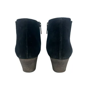 Aquatalia Suede Interior Zip Ankle‎ Boots Black 7.5 thumbnail 9