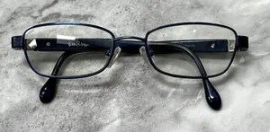 Lilly Pulitzer Blue Eye Glasses Unknown Strength‎ Lenses Metal Anchor thumbnail 1
