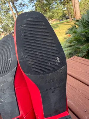 ALOHAS Por Do Sol Red Leather Mary Jane Ballet Flats EU 37 US 6.5 $190 thumbnail 12