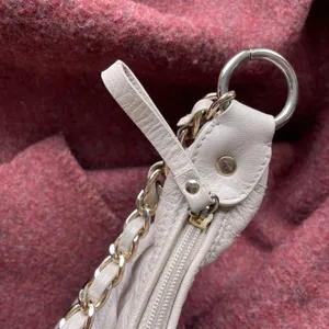 The Sak Cream Quilted Chain Leather Purse shoulder bag ivory thumbnail 6
