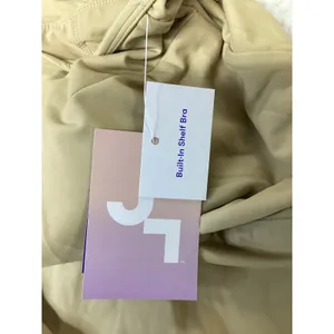 JoyLab Womens Almond Tan Exercise Dress Built-in Bra and Shorts Large NWT thumbnail 6