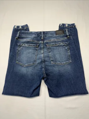 Buckle Black shaping & Smoothing Pocketing Women's Faded Dark Blue Jeans thumbnail 2