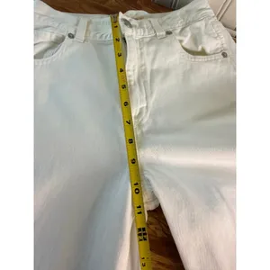 Madewell Superwide-Leg Jeans High Rise White Denim Size 24 thumbnail 9