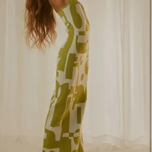 Print Maxi Dress White thumbnail 5