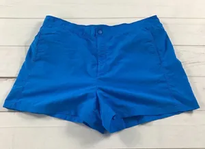 Land's End Blue Cargo Shorts Women 12 thumbnail 1