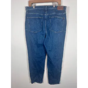 Madewell Classic Straight Jean Women 32 Blue Denim High Rise Minimalist thumbnail 4