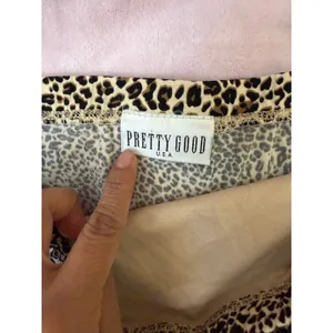 Vintage Y2K Cheetah Print Tube‎ Top Pretty good Size M/L Waist Bow thumbnail 4
