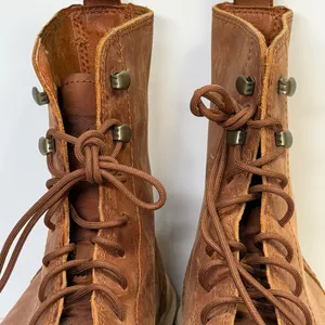 SOREL Hi Line Lace Boots Womens 9.5 Brown Leather Gorpcore Rugged Streetwear thumbnail 13