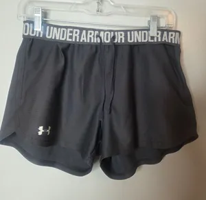 Under Armour Womens Grey Athletic Shorts Size S thumbnail 1