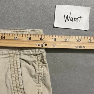 Maurices Women Size 9 10 Tan Khakis Pants Baggy Straight Casual 90s Y2K Utility thumbnail 10