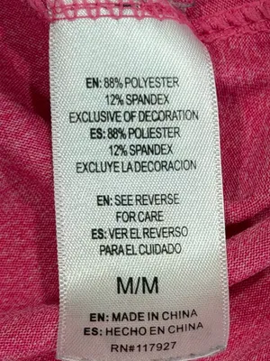 Reebok 1/4 Zip-Up Top Women’s Size Medium Pink Long Sleeve Compression Top thumbnail 9