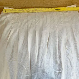 NWT Montgomery Post Pleated Midi Skirt Plus Size 3X Nude Cream thumbnail 5