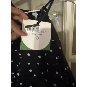 Kate spade new york x Target Black/White Mini‎ Polka Dot Tiered Mini Dress L NWT thumbnail 5