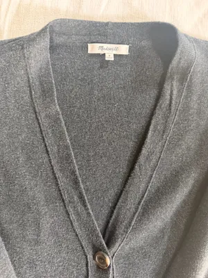 Madewell V-Neck Cardigan Button Front thumbnail 3