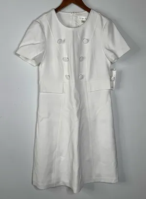 Harper Rose NWT Classic‎ White Knee Length Dress Size 6 thumbnail 1
