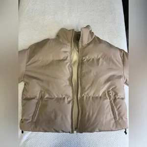 SOFT TAN PUFFER JACKET SMALL thumbnail 7