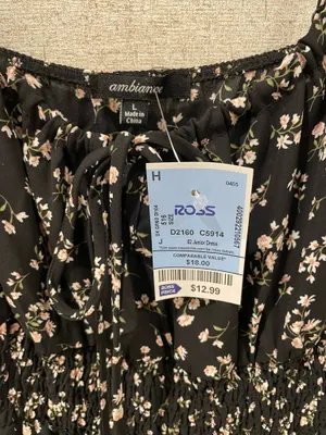 Black Floral Dress thumbnail 4