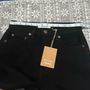 Reformation Julia High Rise Cigarette‎ Jean Black Ripped Knee Size 24 90s Sporty thumbnail 12