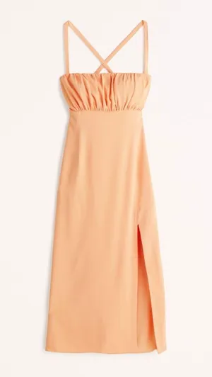 Abercrombie Yellow Midi Dress thumbnail 13