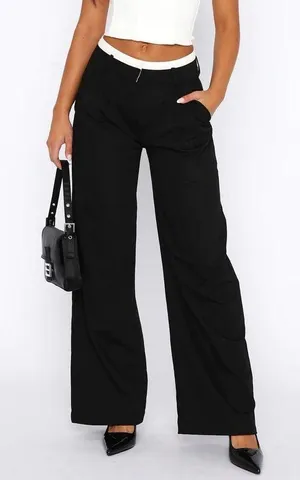 NWT Celebrate Beauty Pants Black Size Medium thumbnail 2