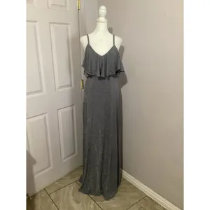 NWT Show Me Your Mumu Womens Renee Ruffle Maxi Dress Small Dancing Queen thumbnail 4