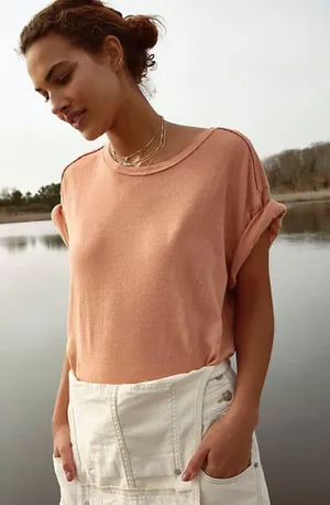 We The Free BF Tee in Iced Chai thumbnail 1